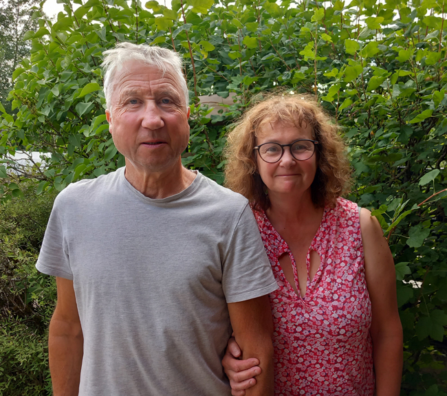 Myriam et Hervé, vos hôtes, le chalet du Molard